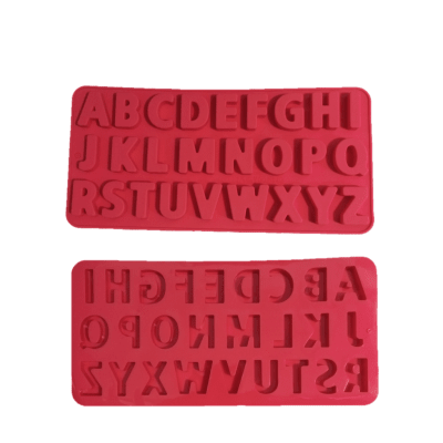 Molde Silicona Letras Abecedario