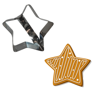 Cortador Navidad Estrella 1u.