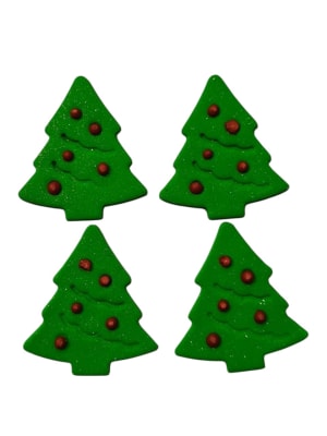 Decoracion Pino Grande 4,5cm. 4u.