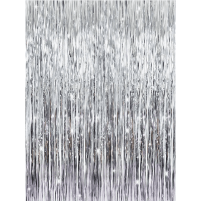 Cortina Metalica Blingin Plata 2x1Mts1