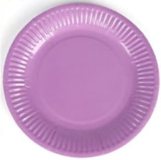 Plato Cartón Lila 25u. 1