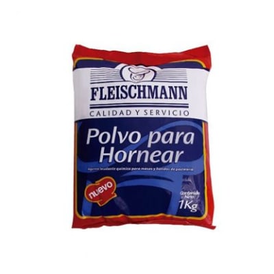 Polvos De Hornear Fleischman 1Kg. Collico.