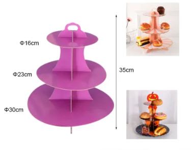 Porta Cupcake Morado. Party Dog1