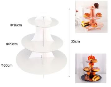 Porta Cupcake Blanco. Party Dog