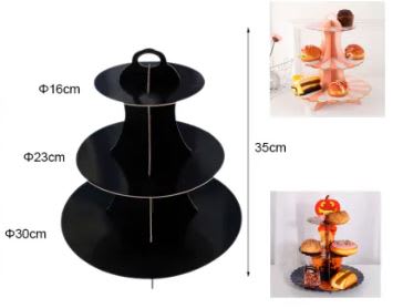 Porta Cupcake Negro. Party Dog1