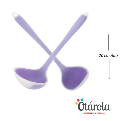 Cuchara para Sopa De Silicona 20cm