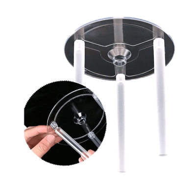 Base Acrilica (Soporte para Torta) 16 cms.