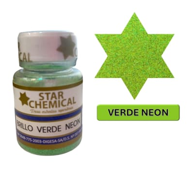 Purpurina Verde Neon 5grs.