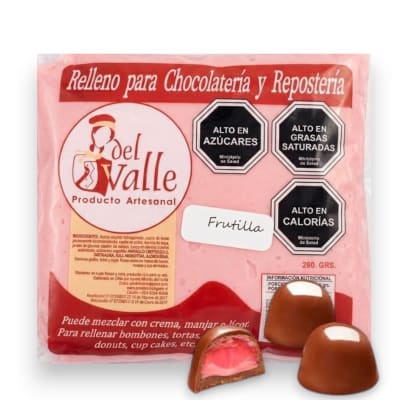 Relleno para Bombom Frutilla 250grs.