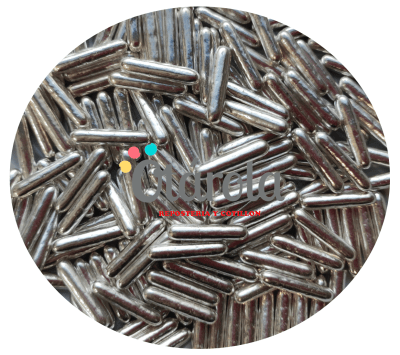 Mostacilla 3D Rods Plateado Gold
