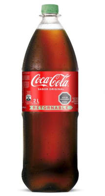 Coca Cola Sin Azucar 2 litros retornable