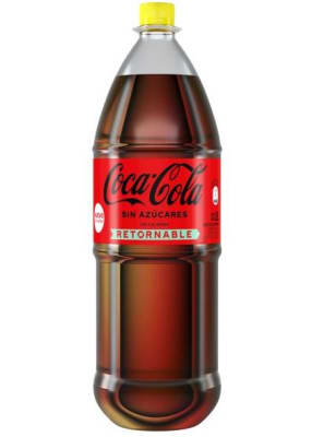 Coca Cola Sin Azucar 3 litros retornable