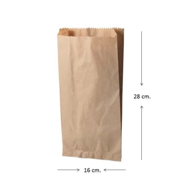 Saco Papel 2kg. 100 u.