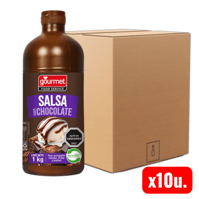 Salsa Chocolate Gourmet 10u. x 1lts. (Caja)