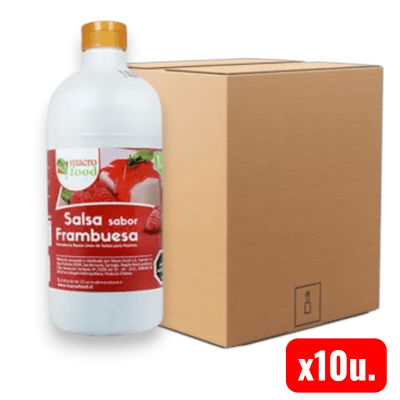 Salsa Macrofood Frambuesa 10u.x 1ltr (Caja)
