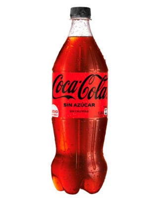 Coca Cola Sin Azucar 1.5 litros desechable