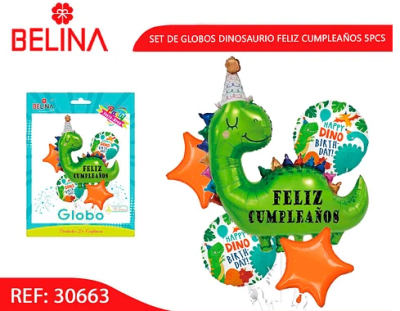 Globos Belina Dinosaurio