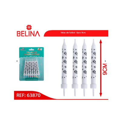 Vela Pelota 8 piezas Belina