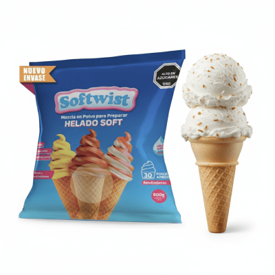 Helado Soft Coco 800grs. Tkf