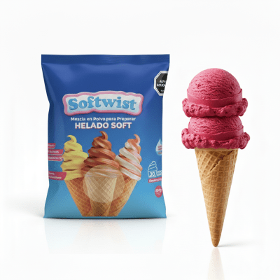 Helado Soft Frutilla 800grs. Tkf1