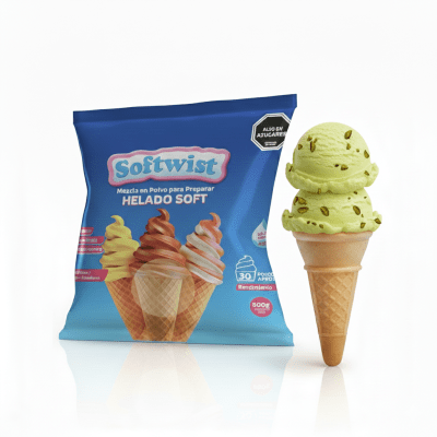 Helado Soft Pistacho 800grs. Tkf