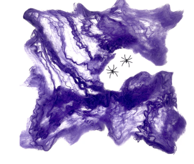 Telaraña Morada Halloween1