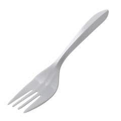 Tenedor Blanco 100u.