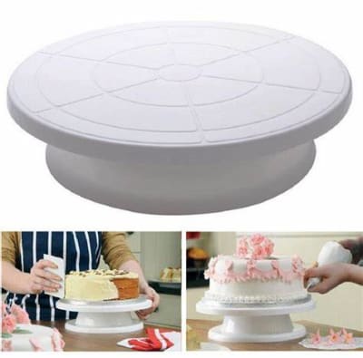 Base Giratoria Plastica 28cms