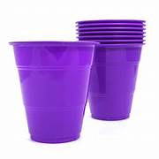Vaso Plastico Morado x 25u.