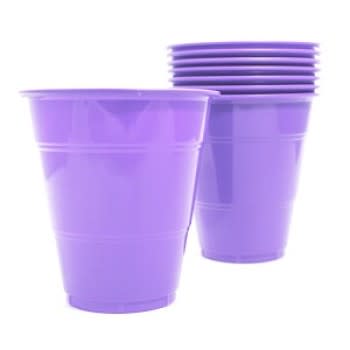 Vaso Plastico Lila x 25u.1