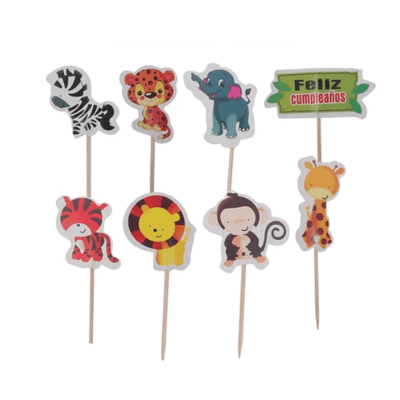 Topper Dinosaurio 8 piezas Belina1