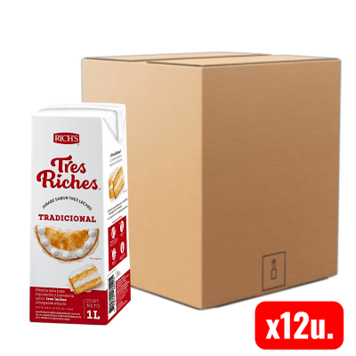 Remojo Tres Leches Rich's 12u. x 1Lts (Caja)