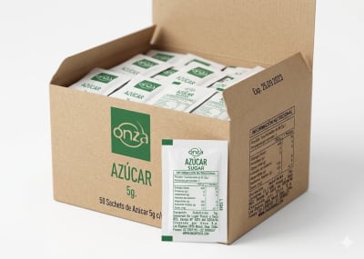 Azucar Granulada Blanca Sachet 1000u.Aprox