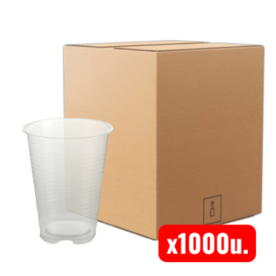 Caja Vaso Plastico 500cc.
