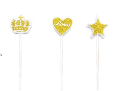 Vela Belina Dorada 3pzs.