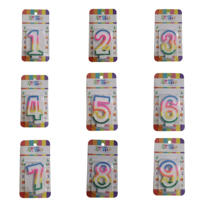 Vela Glitter 0-9