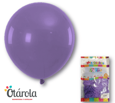 Globo Liso Lila N°9 50u.