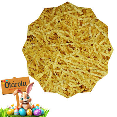 Viruta Relleno De Papel Amarillo pastel 20grs.1