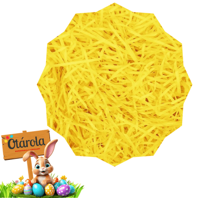 Viruta Relleno De Papel Amarillo 20grs.