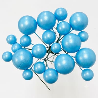 Bolas de Espuma para decorar Celeste 20u.