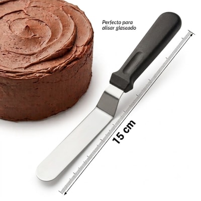 Espatula Metal Curva 15cm1