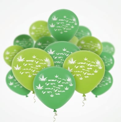 Globo Marihuana x 25u. Blingin
