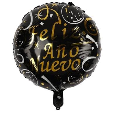 Globo Foil Redondo Feliz Año nuevo 1u.