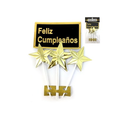 Topper Torta Feliz cumpleaños