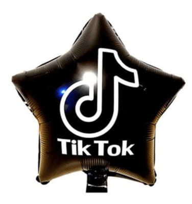 Globo Foil Tik Tok 1pza.