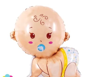 GLOBO FOIL BABY BOY1