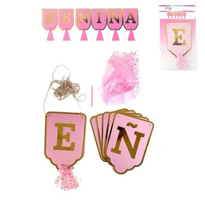 Guirnalda Es Niña Glam1