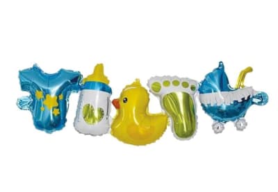 Globo Cadena Baby Shower Niño1