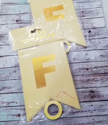 Feliz Cumpleaños Letra Glitter Oro