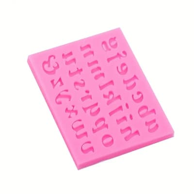 Molde de Silicona Letras Abecedario